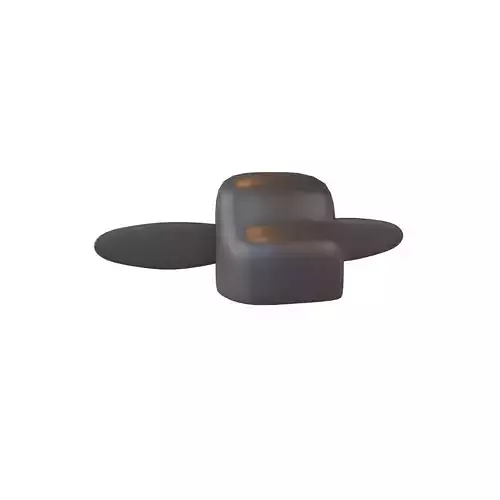 Futou Hat v1 001 Low-poly 3D model