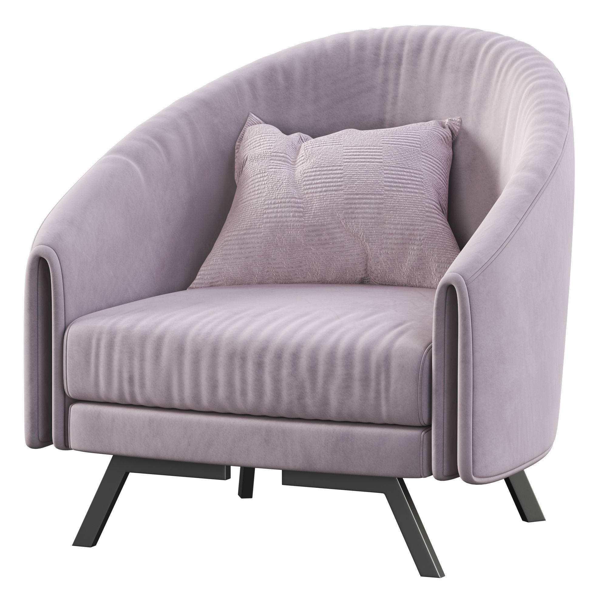 BONALDO Saddie Armchair 3D model_4