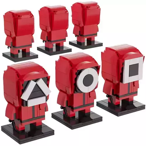 Lego Squid Game Red MOC