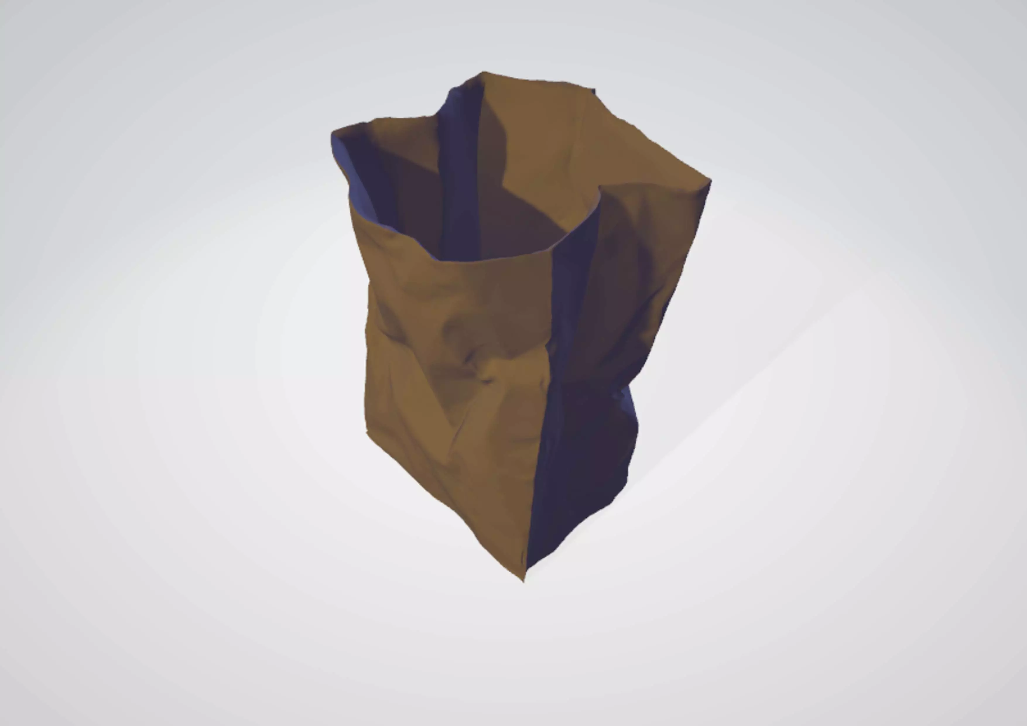 Banana fried bag 3D print model