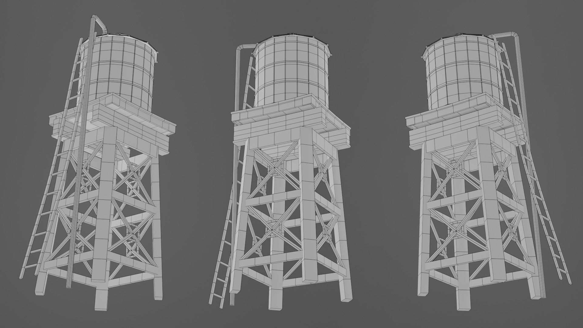 Water tank 3D model_9
