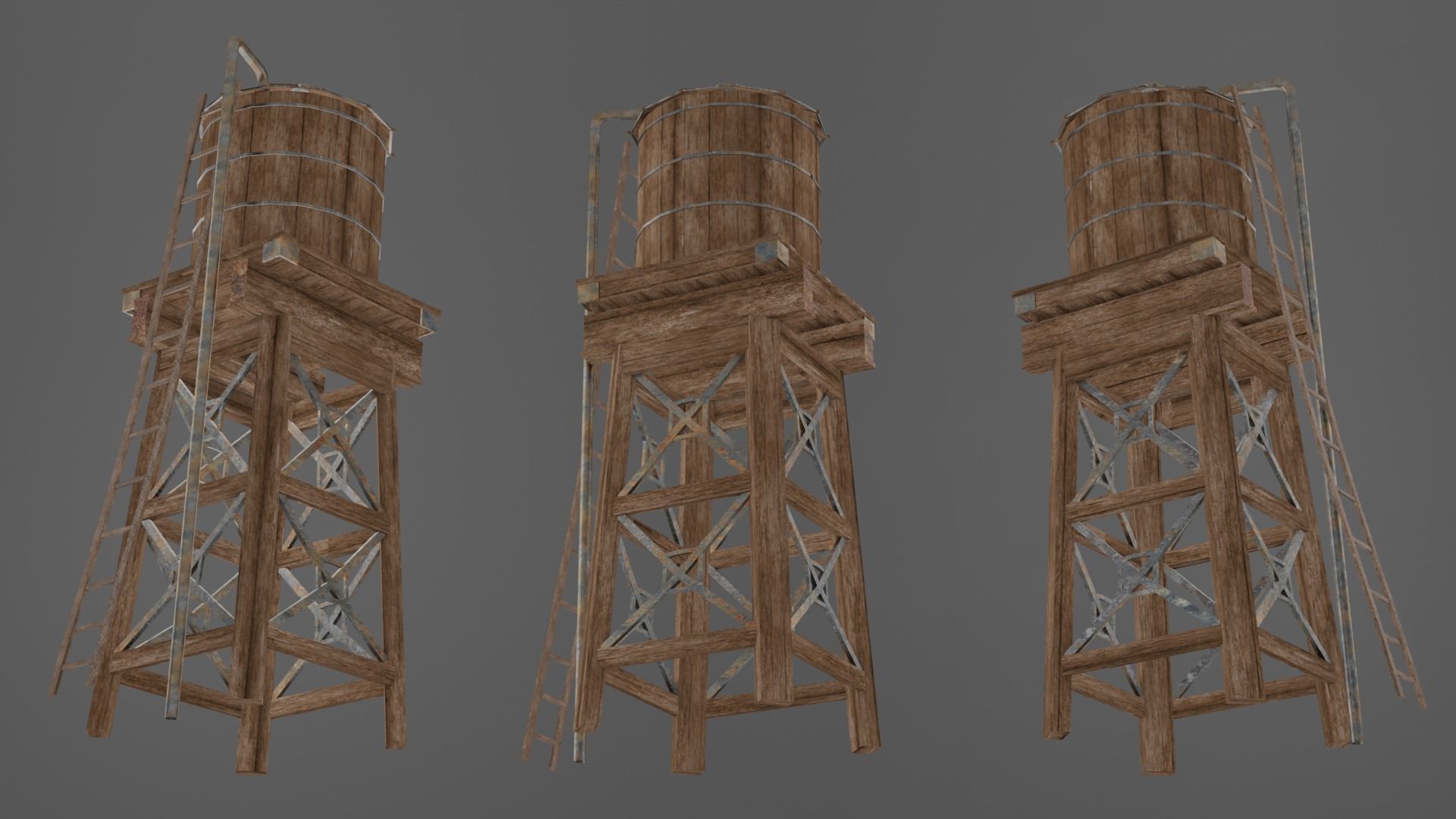 Water tank 3D model_7