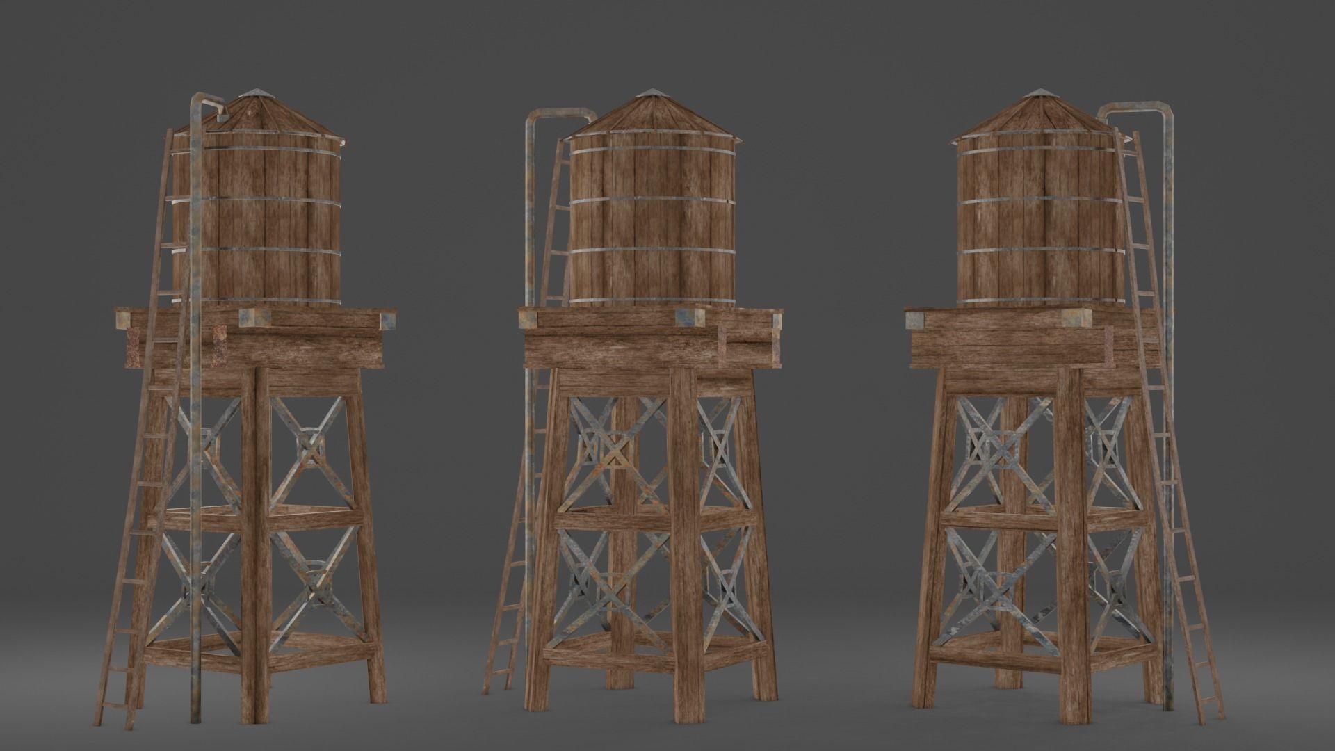 Water tank 3D model_1
