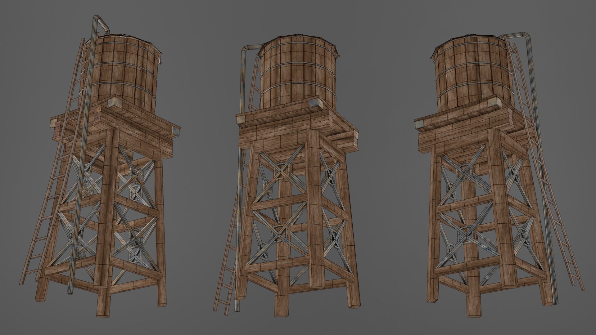 Water tank 3D model_8