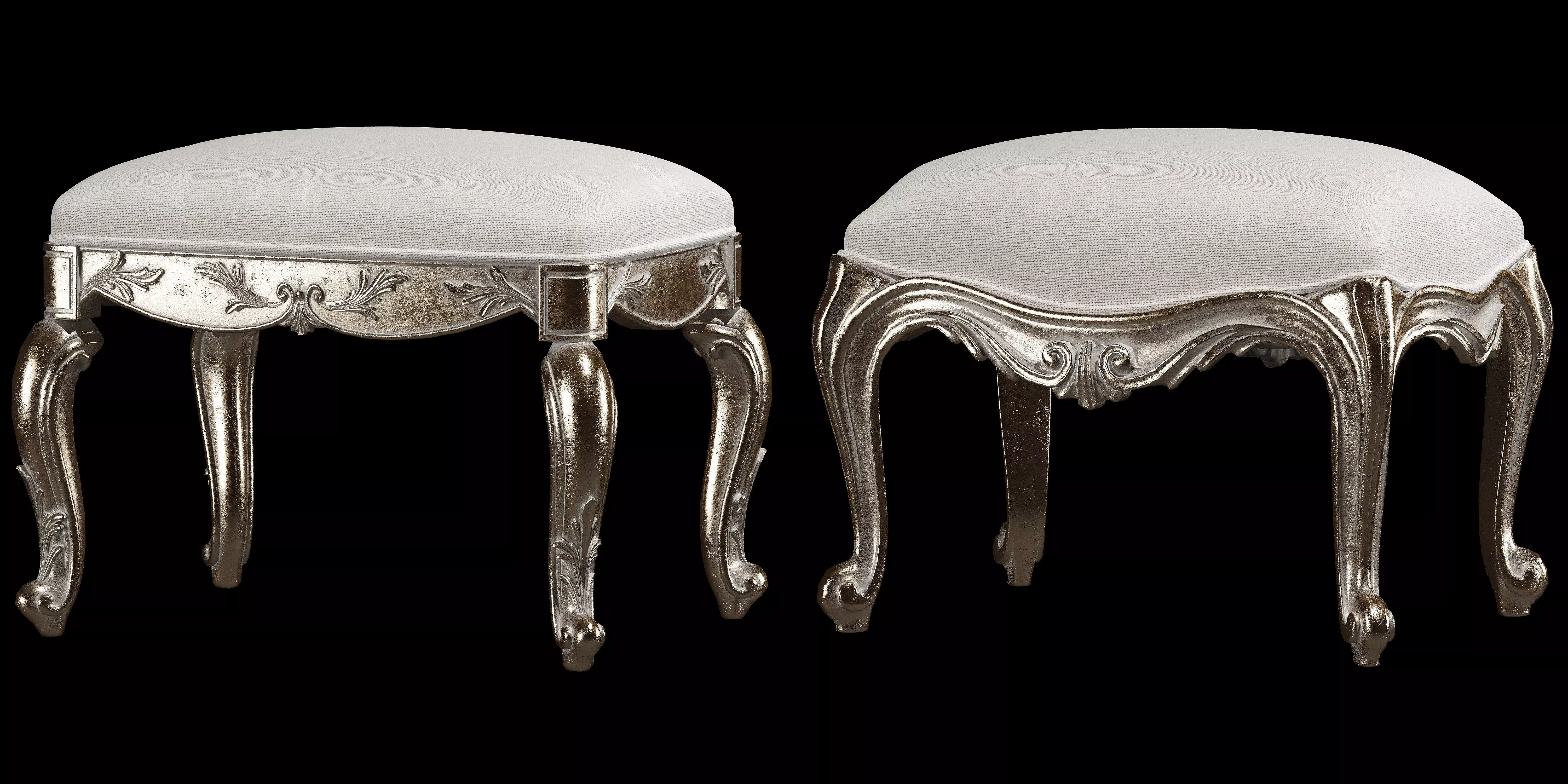 kosovart classical puff 3D model_0