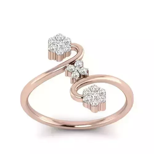 solitaire wedding engagement women ring 3dm stl render detail 