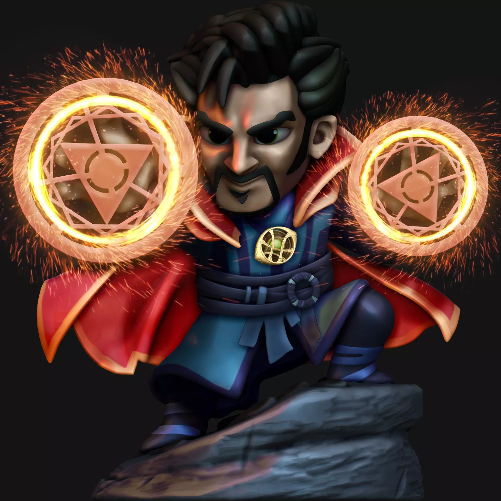 Doctor Strange STL 3D print model_0