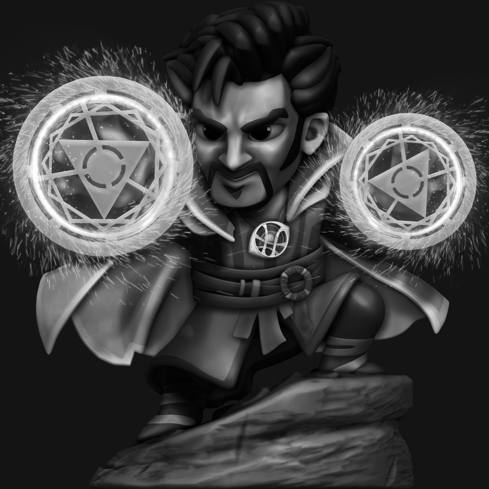 Doctor Strange STL 3D print model_1