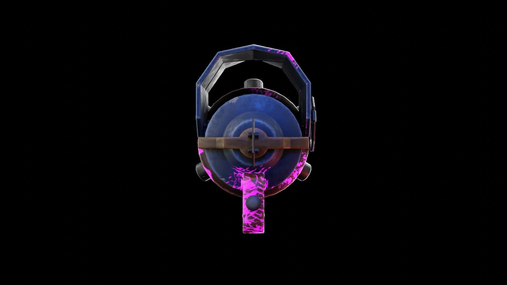 Jinx Grenade Low-poly 3D model_10