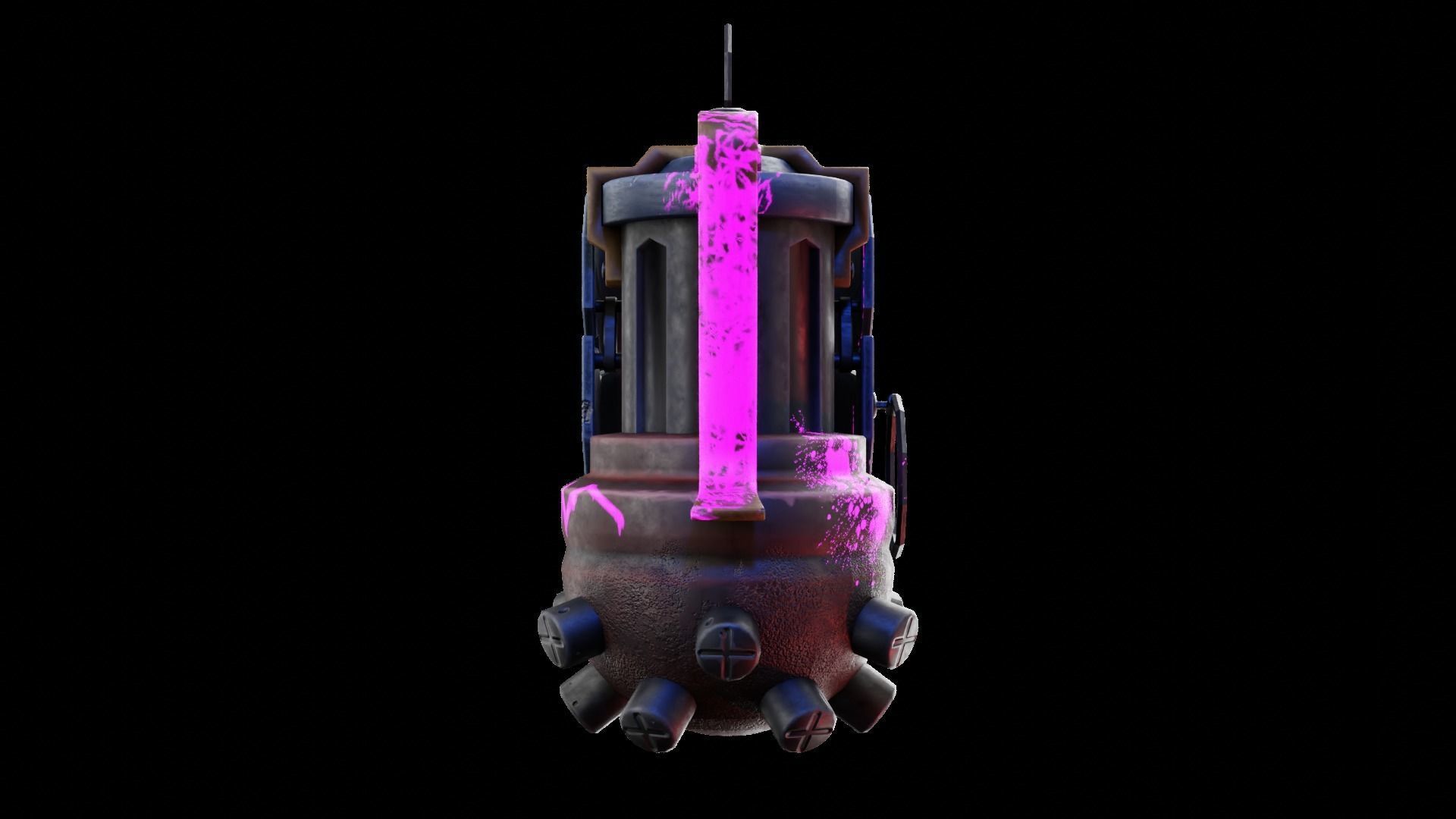 Jinx Grenade Low-poly 3D model_9