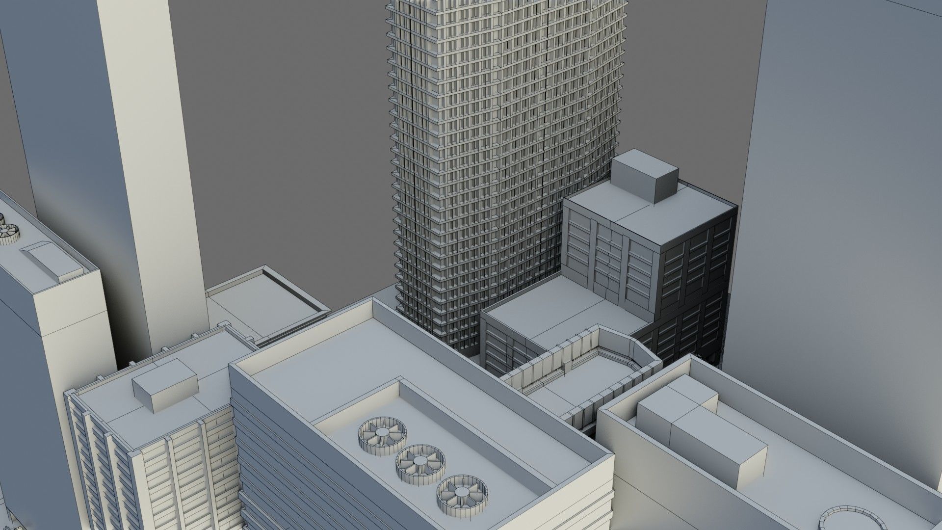 Modular City Block- Low Poly - Game Ready - PBR Low-poly 3D model_15
