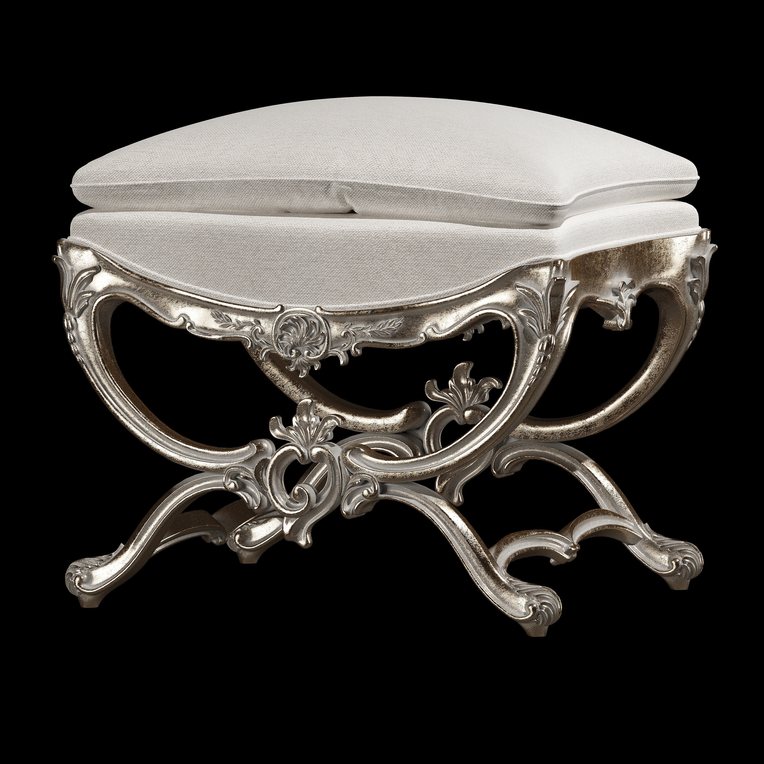 kosovart rococo puff 3D model_1