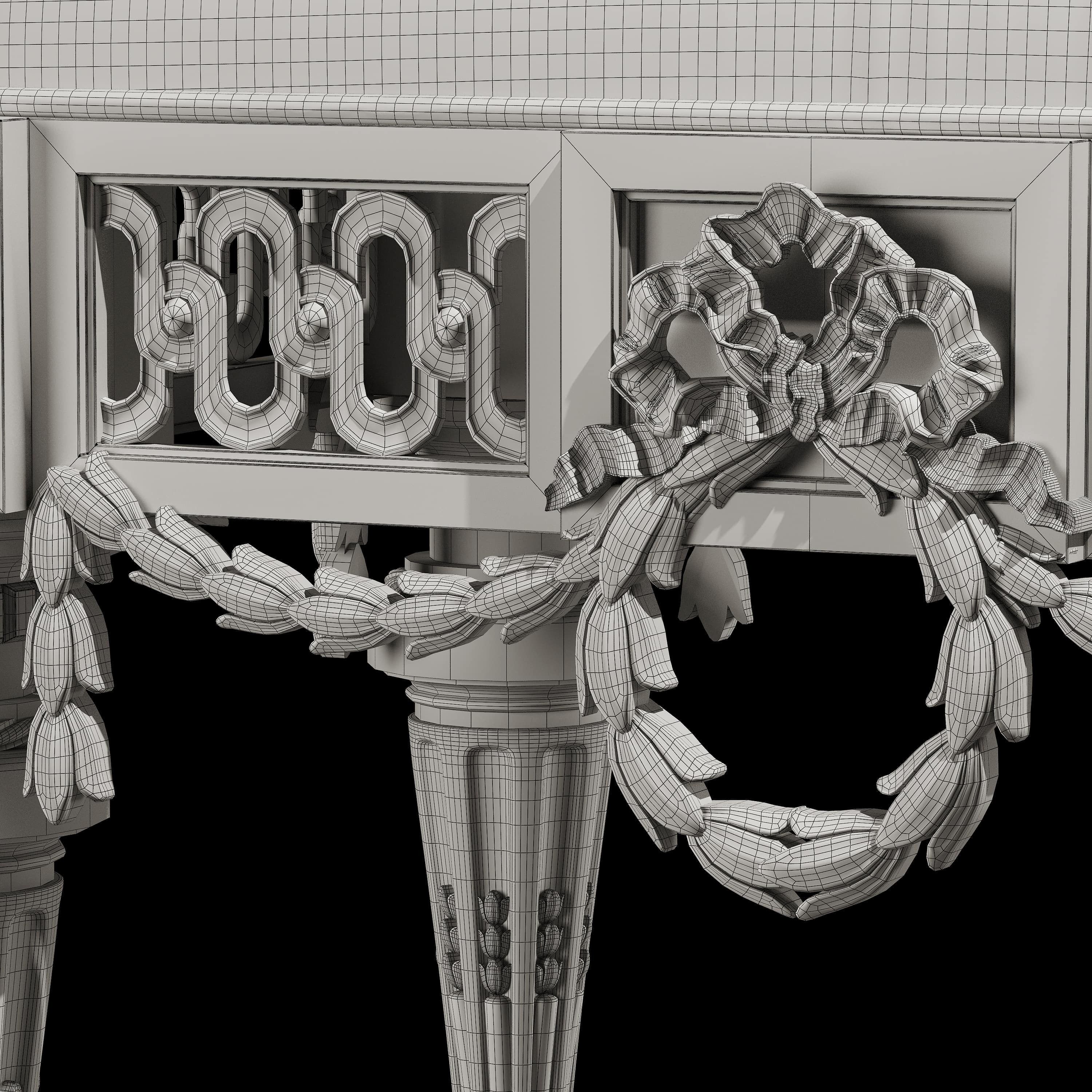 kosovart rococo puff 3D model_6