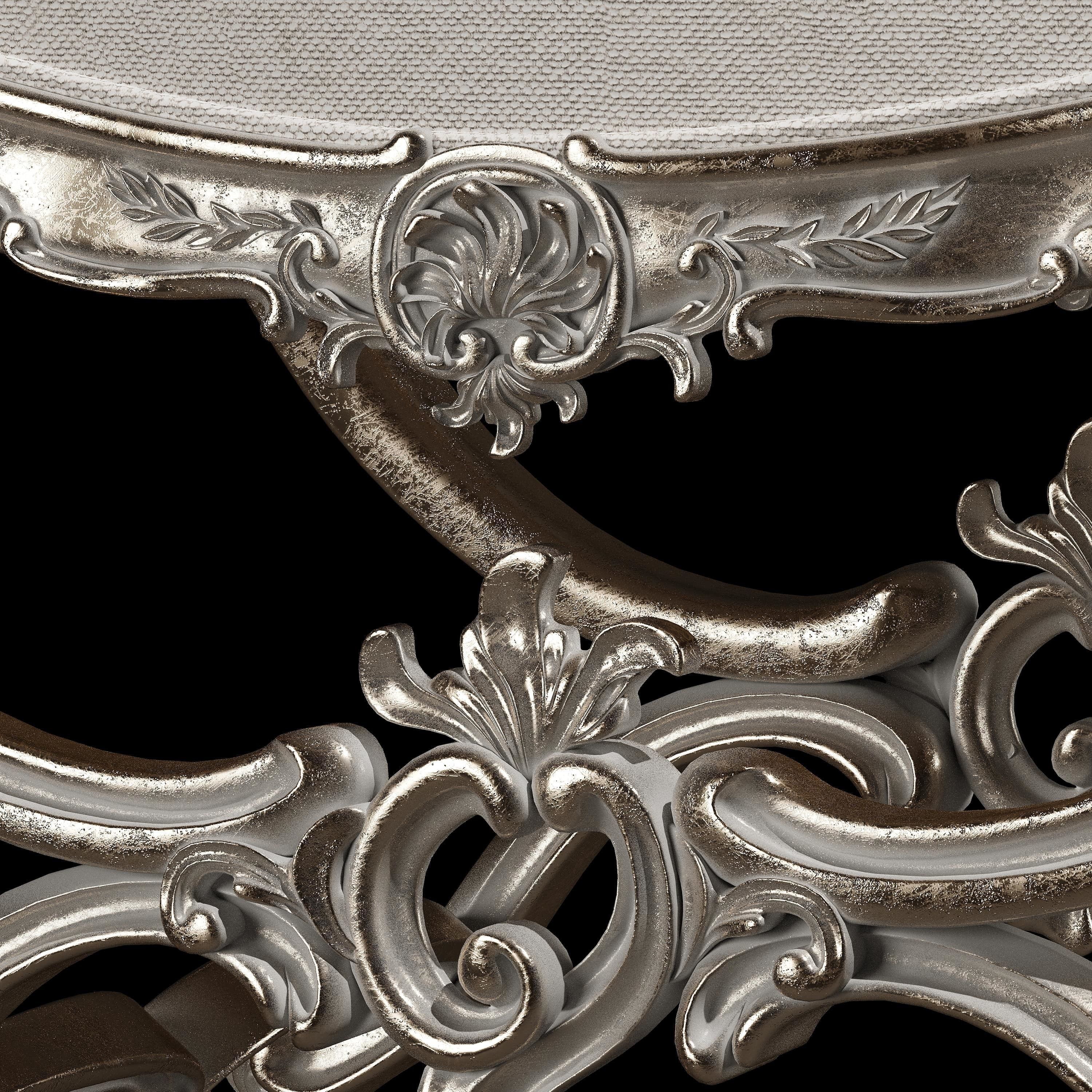 kosovart rococo puff 3D model_3