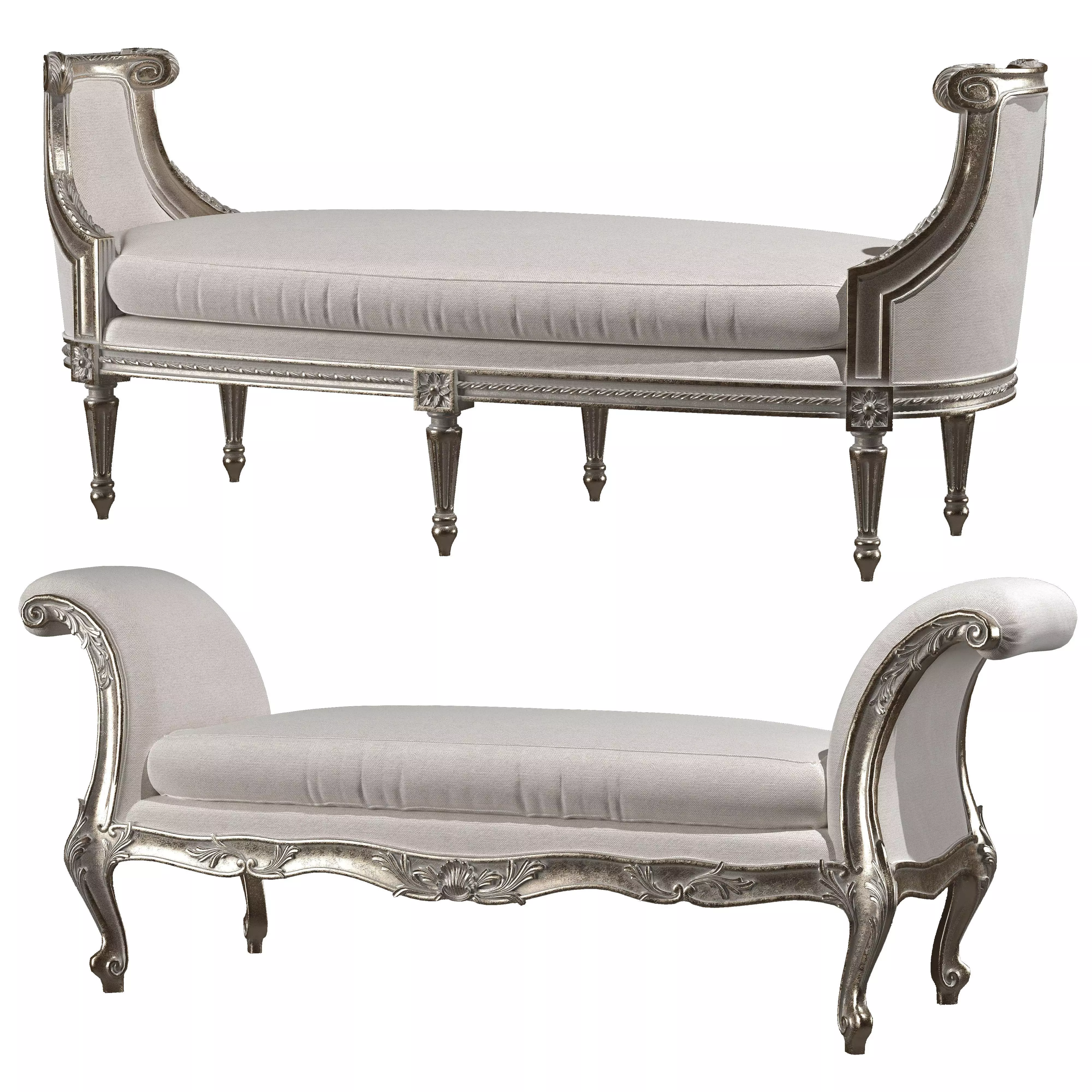 kosovart soft bench 3D model_0