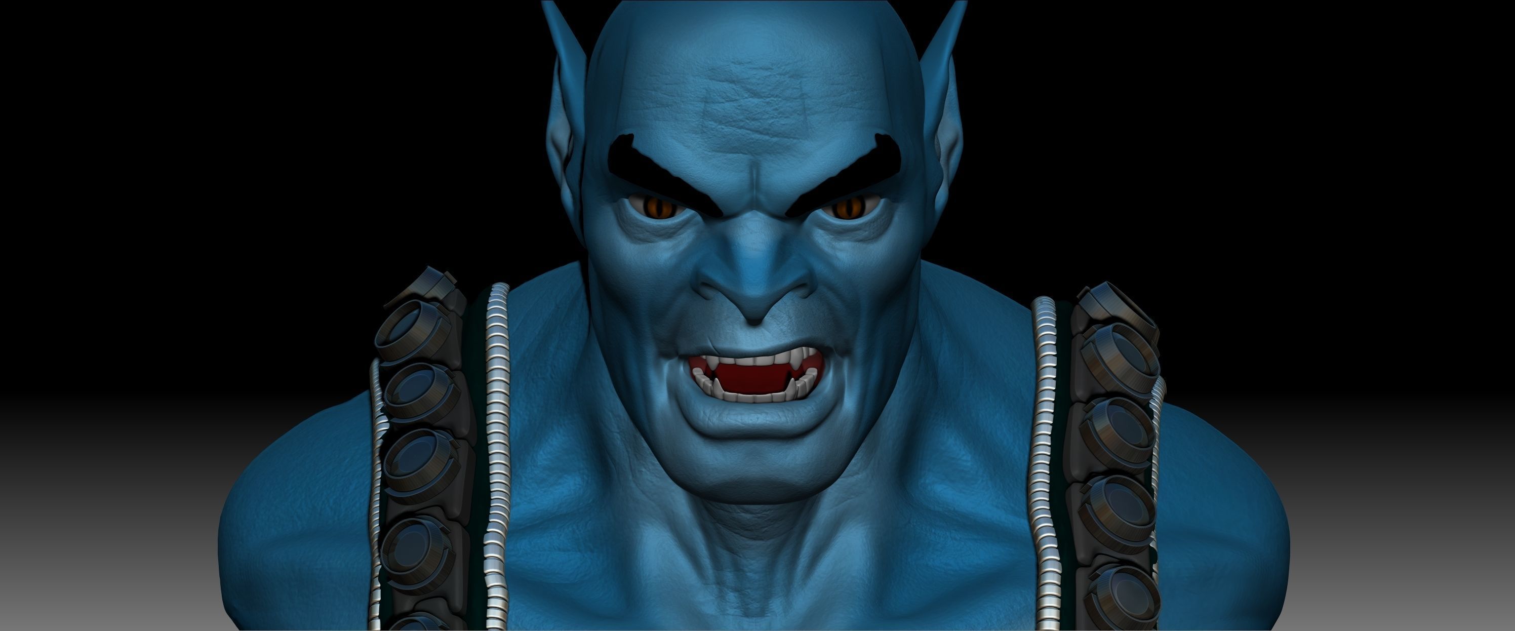 thundercats panthor bust 3D print model_2