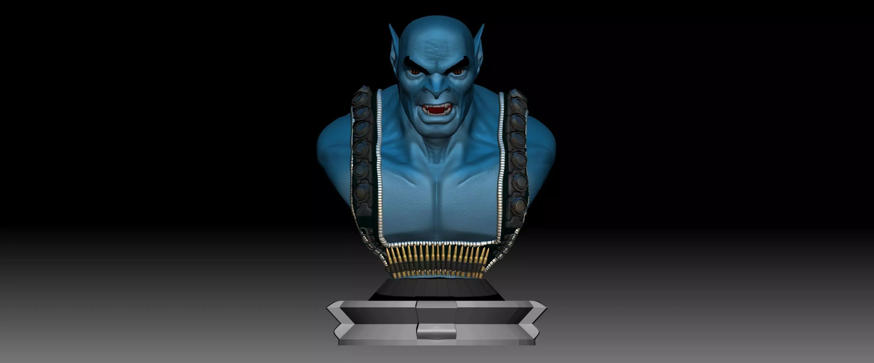 thundercats panthor bust 3D print model_0