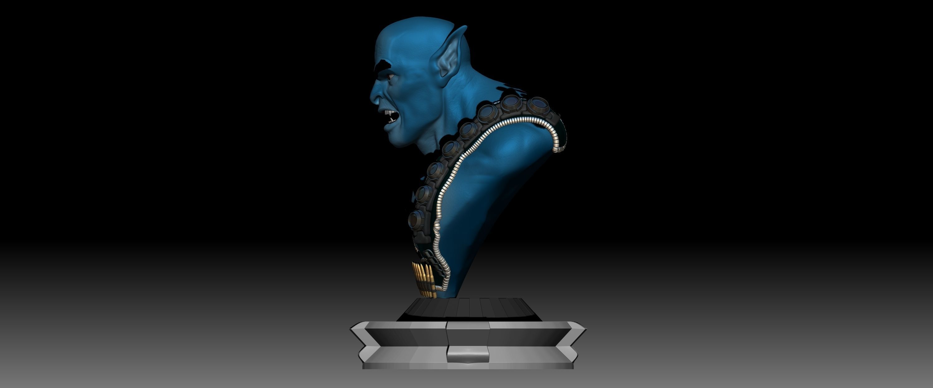 thundercats panthor bust 3D print model_1