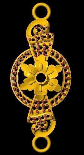 Sidepiece gold design 3D print model