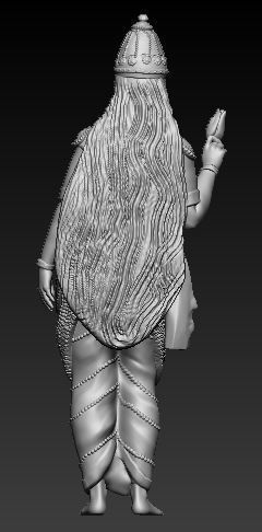 Lakshmi Idol 3D Printable Model 5 3D print model_2