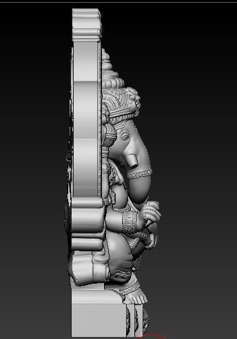 Ganesha Idol 3D Printable Model 8 3D print model_3