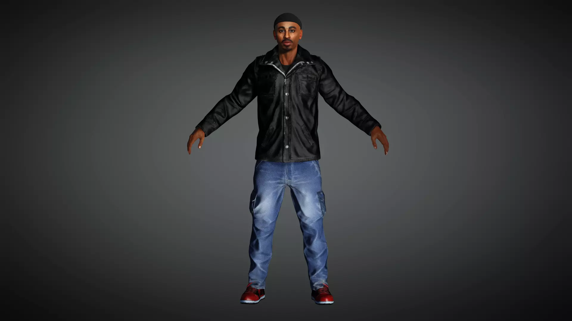 AAA Realistic Male Character 19 Low-poly 3D model_0