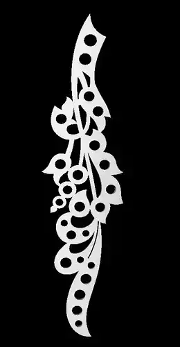 Sidepiece floral design