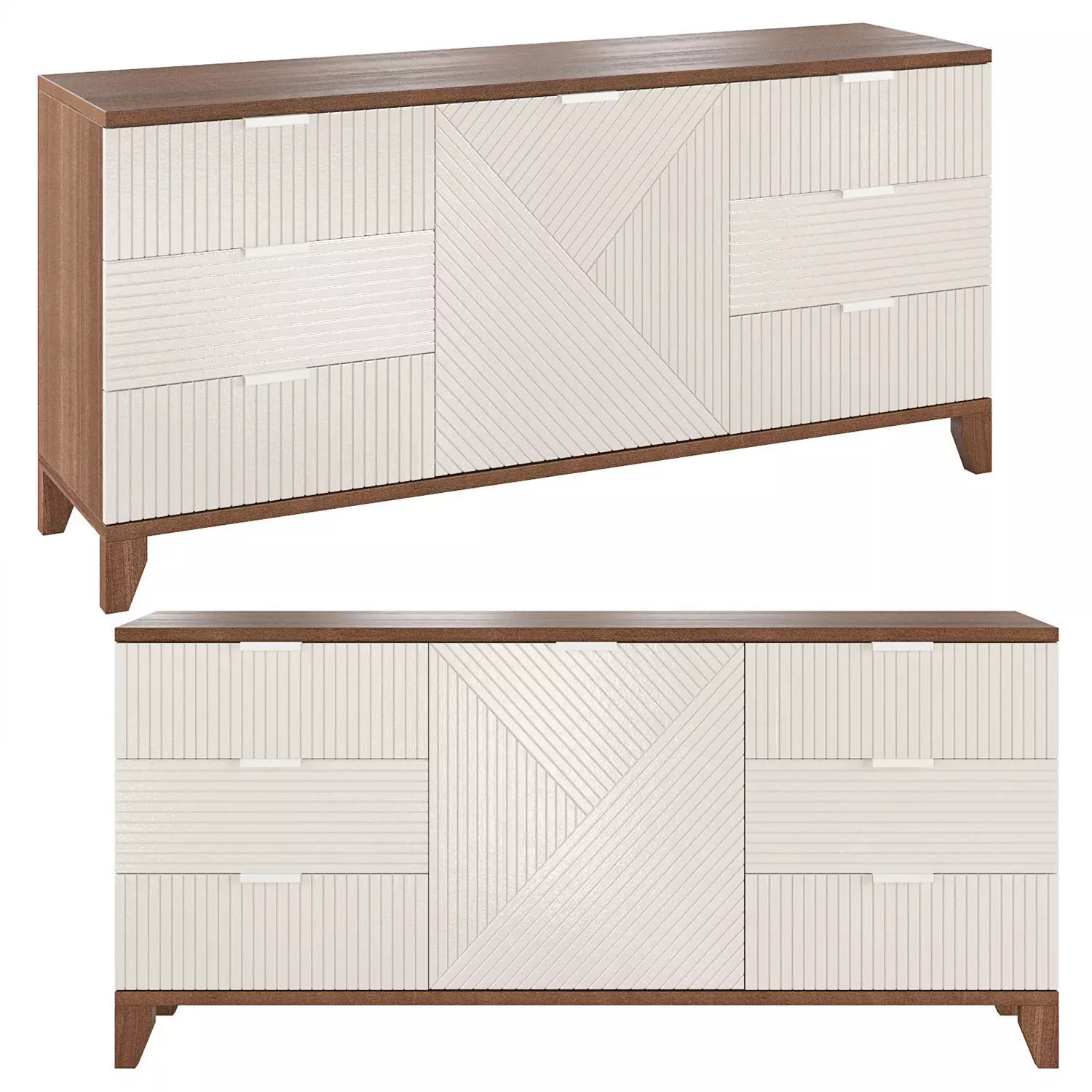 Chest of drawers Scandi 3D model