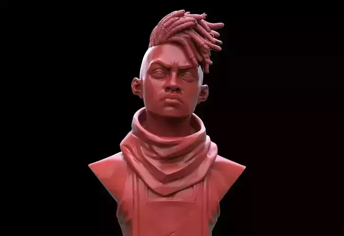 Ekko Bust -Arcane 3D print model