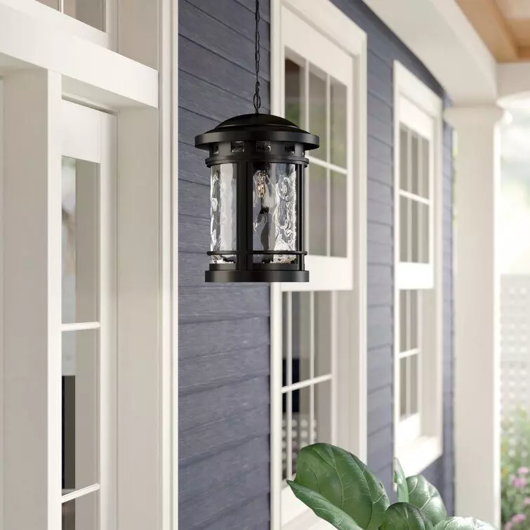 Ashberry Black Outdoor Hanging Lantern Free 3D model