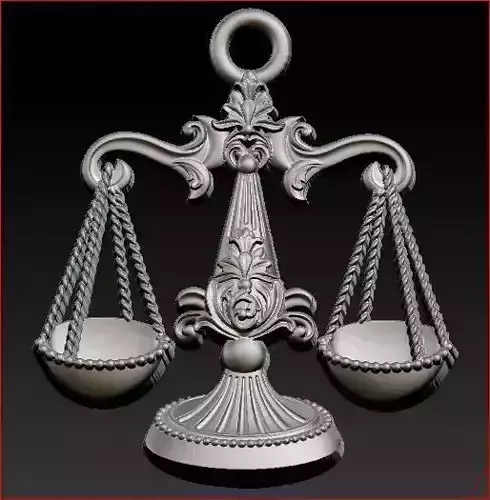 balance pendant zodiac