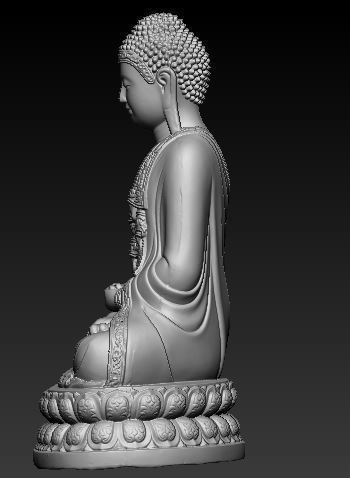Buddha idol 3D Printable Model 3 3D print model_2