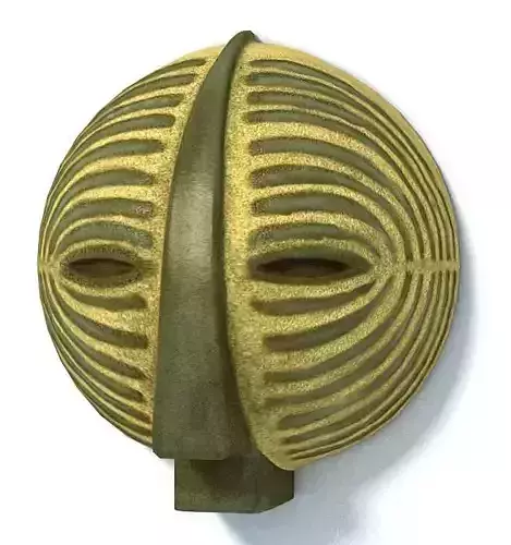 African Tribal Mask 3D model