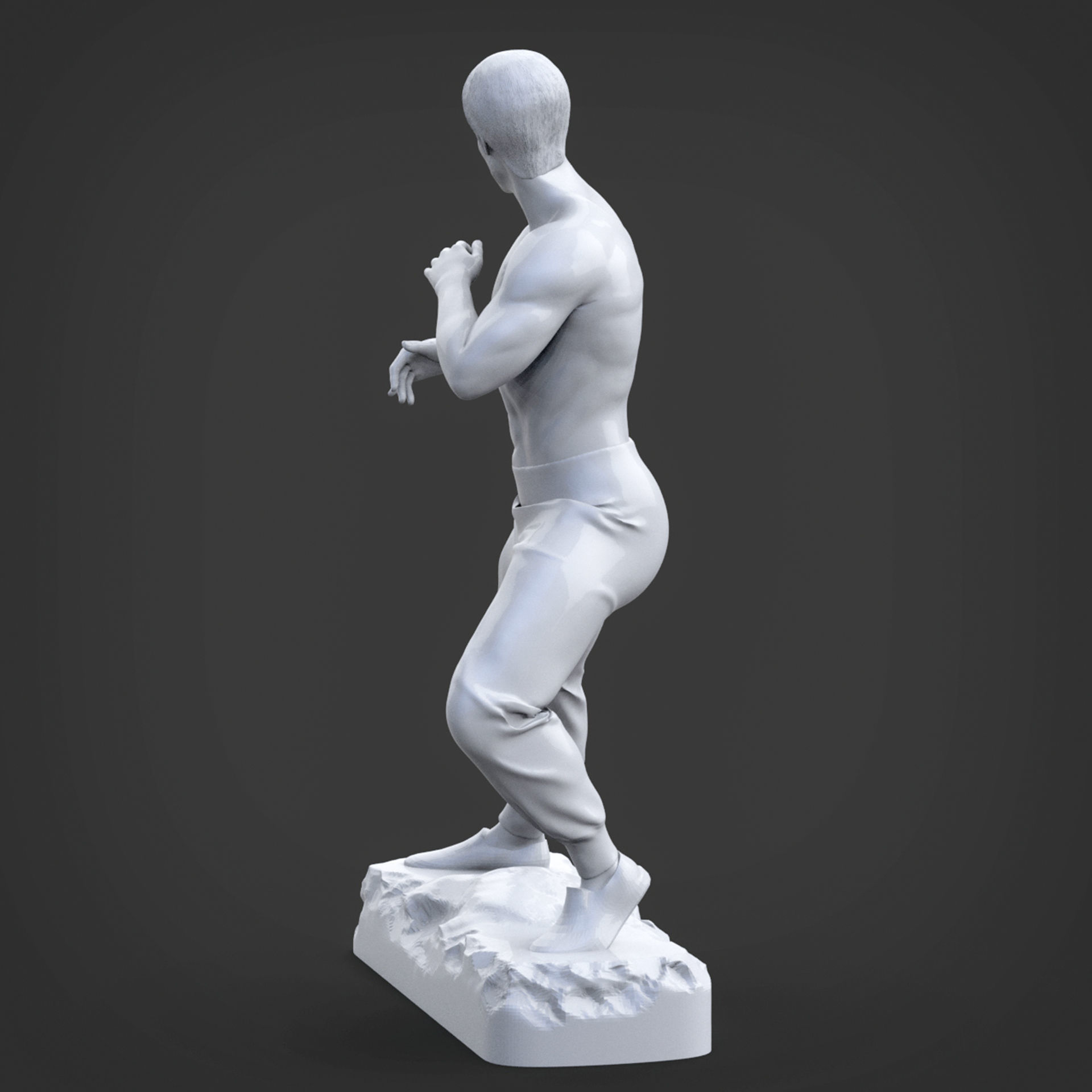 BRUCE LEE 3D Printable 3S 3D print model_6