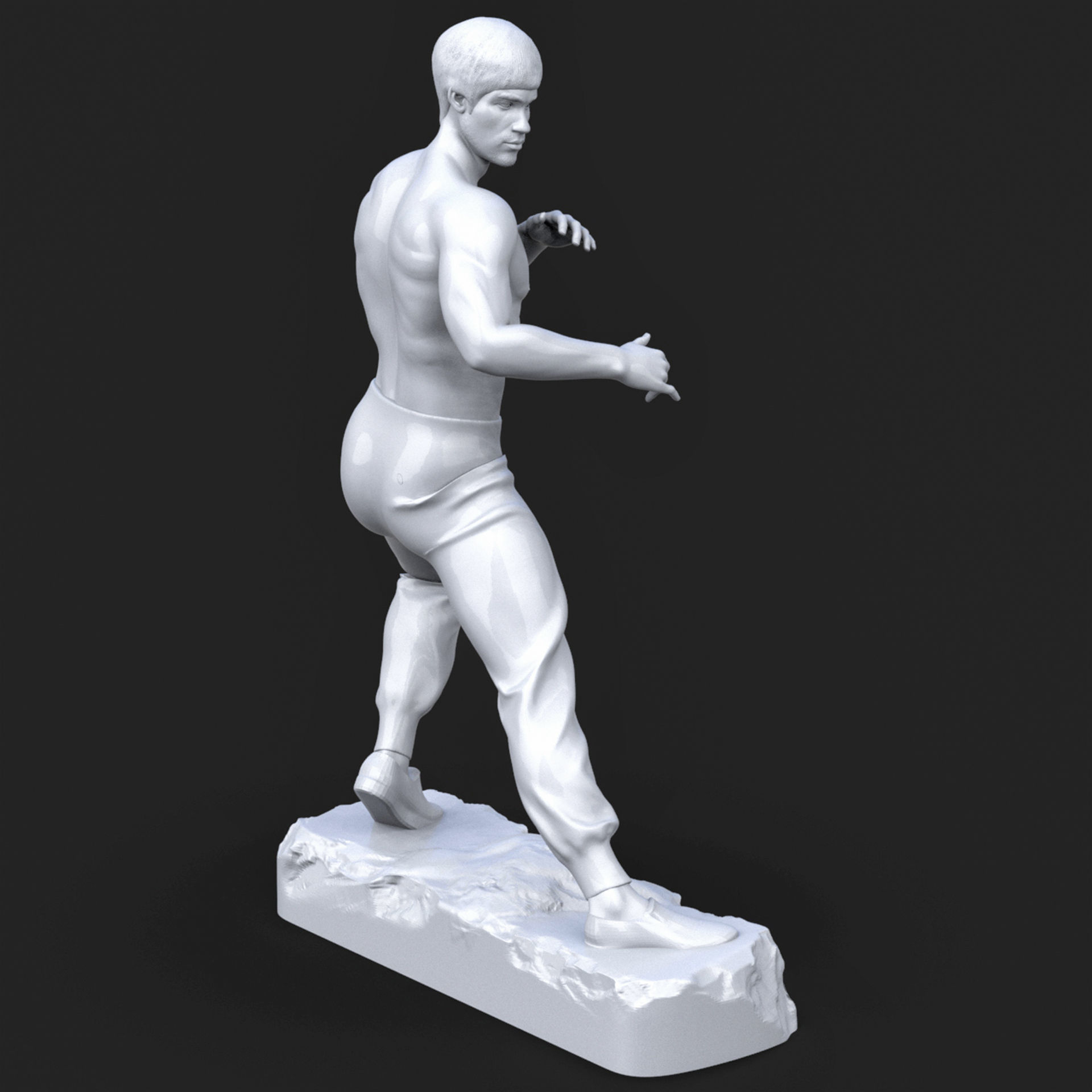 BRUCE LEE 3D Printable 3S 3D print model_9