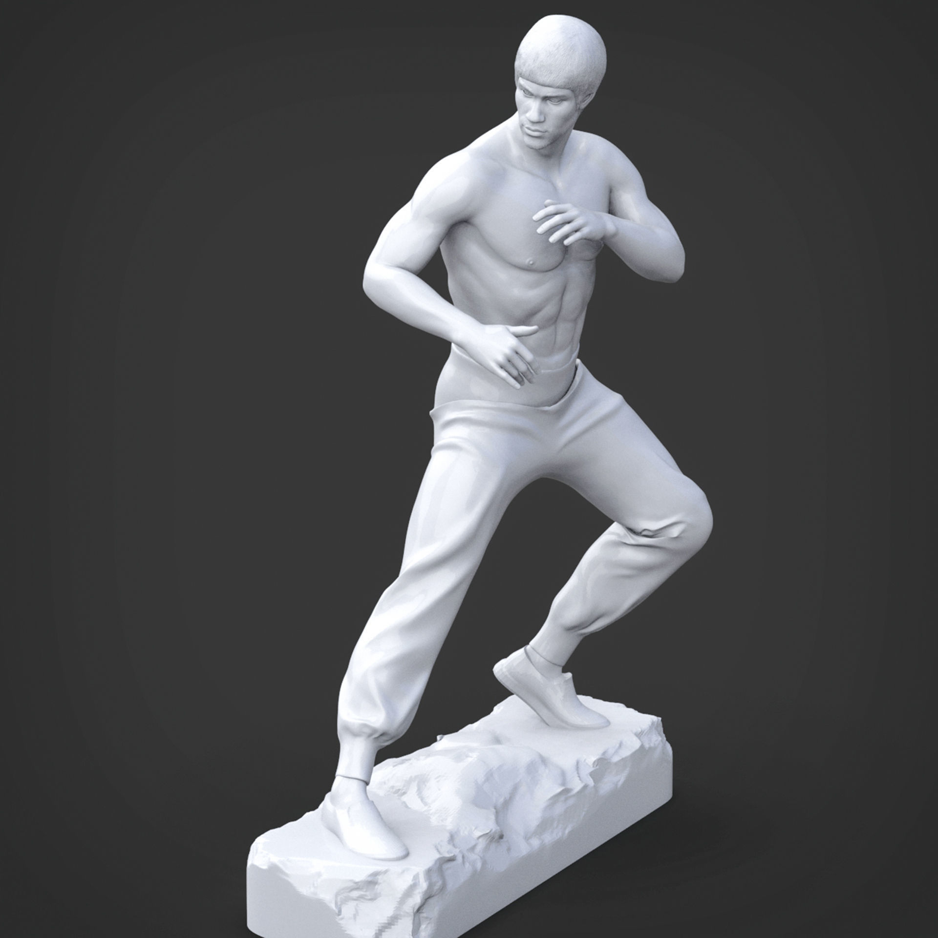 BRUCE LEE 3D Printable 3S 3D print model_10