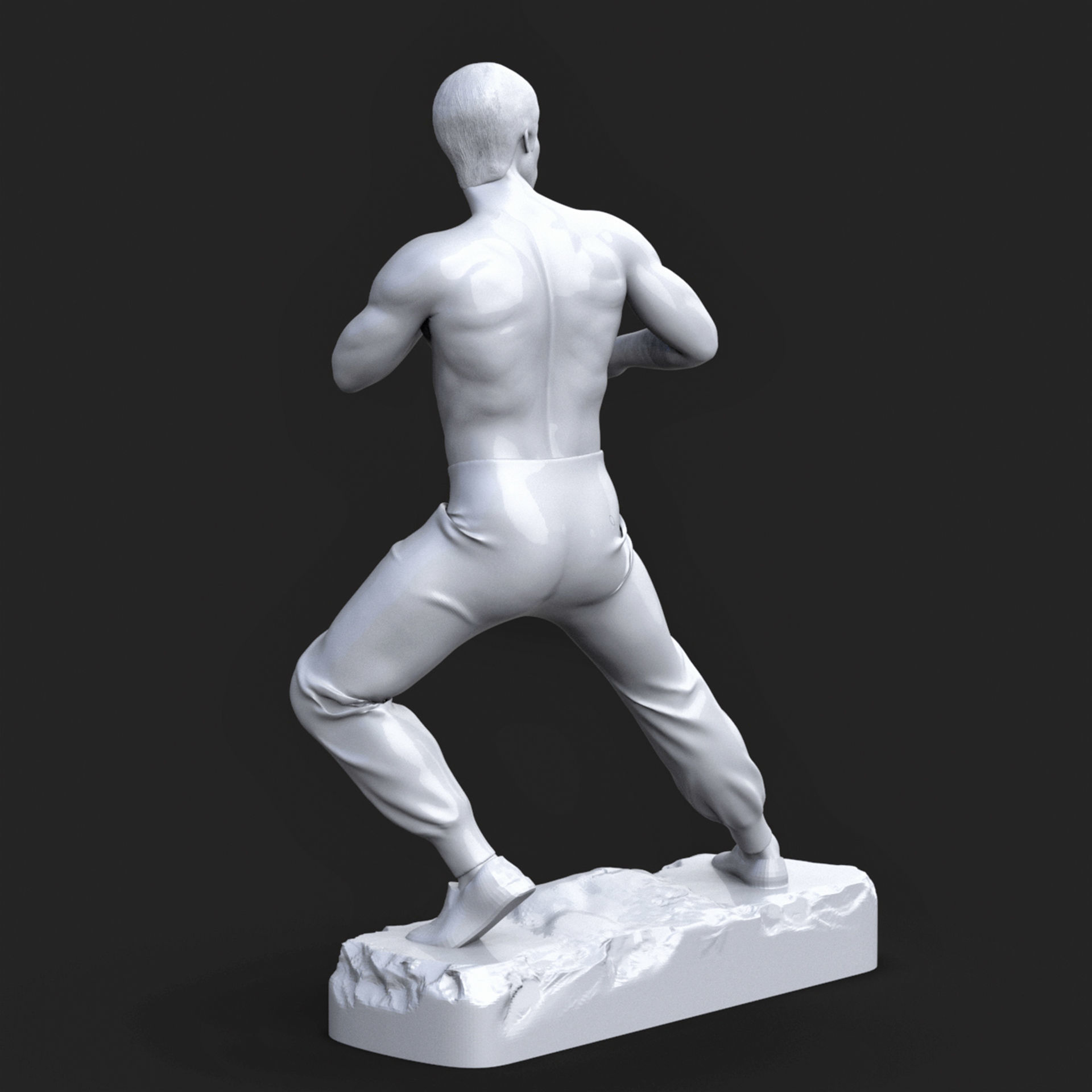 BRUCE LEE 3D Printable 3S 3D print model_7