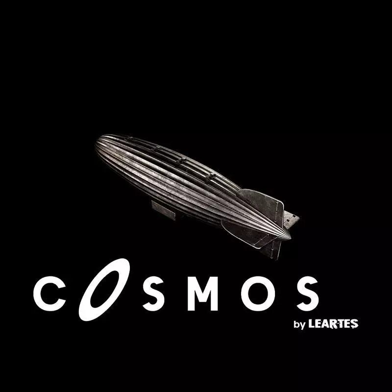 Steampunk Mini Zeppelin Low-poly 3D model_0