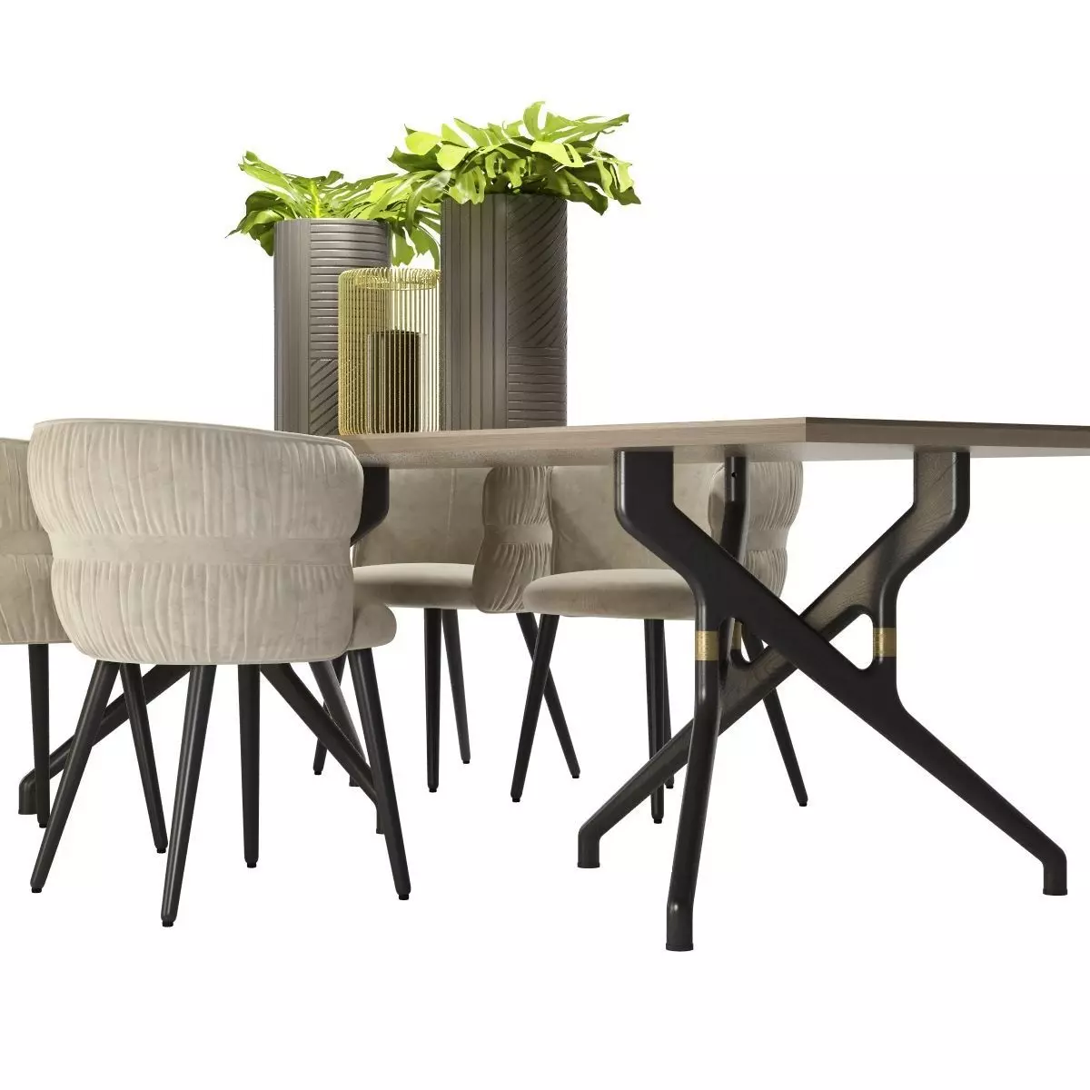 table chair 3D model_0