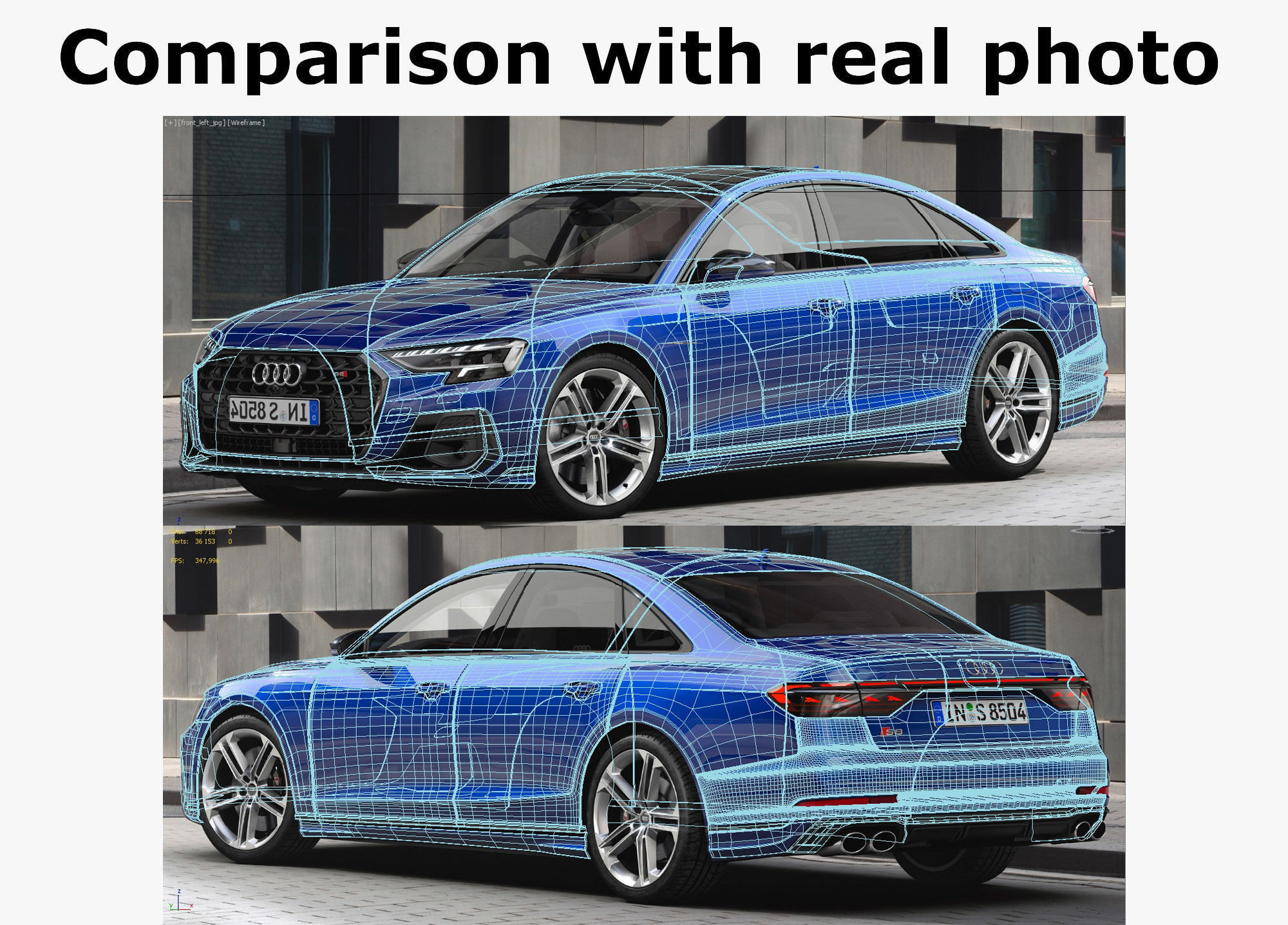 Audi A8 and A8L 2022 3D model_38