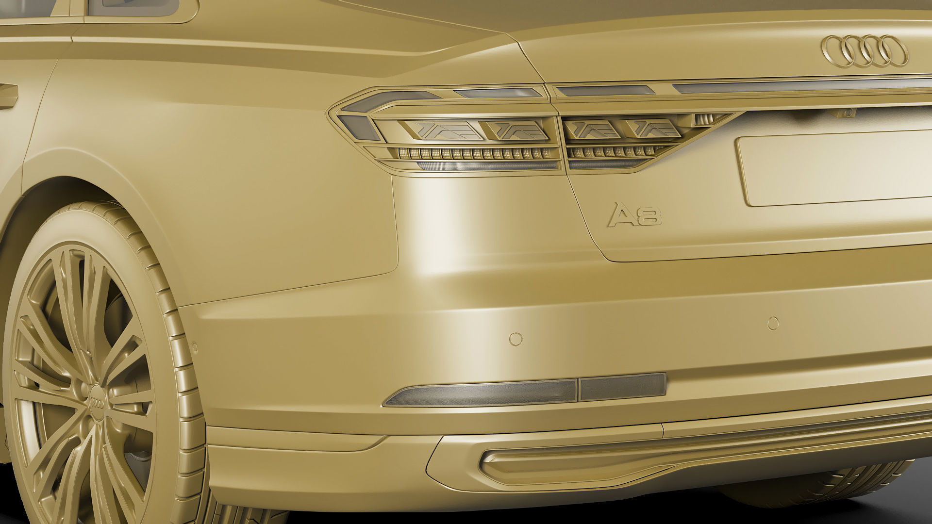 Audi A8 and A8L 2022 3D model_34