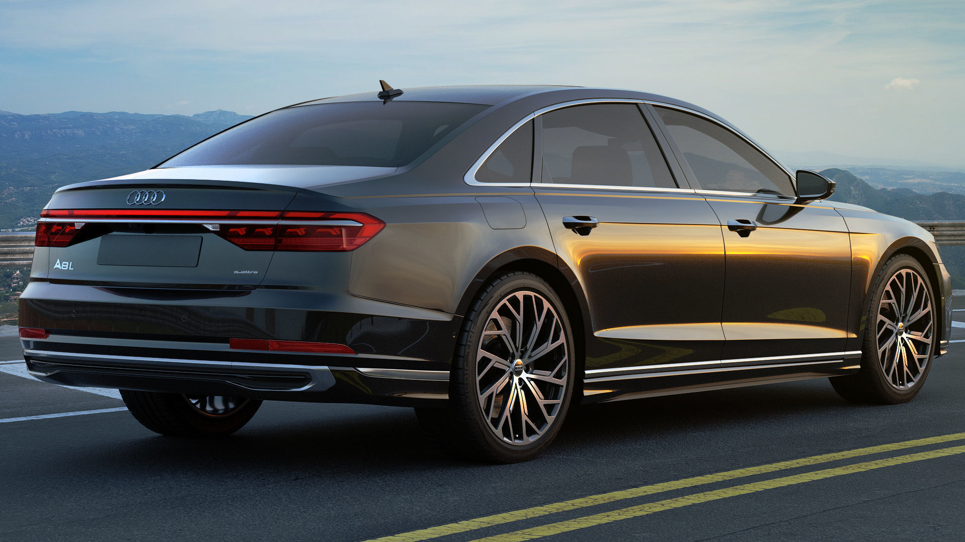 Audi A8 and A8L 2022 3D model_28