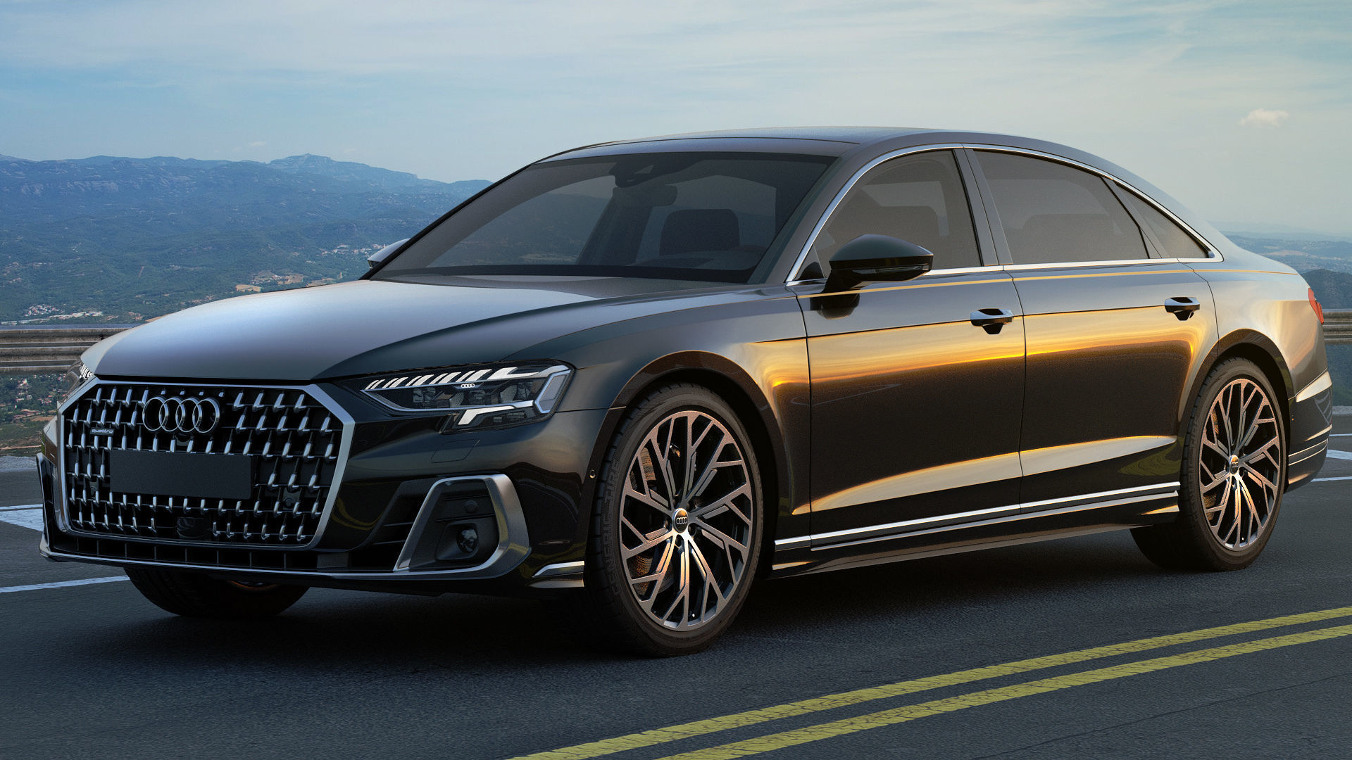 Audi A8 and A8L 2022 3D model_26