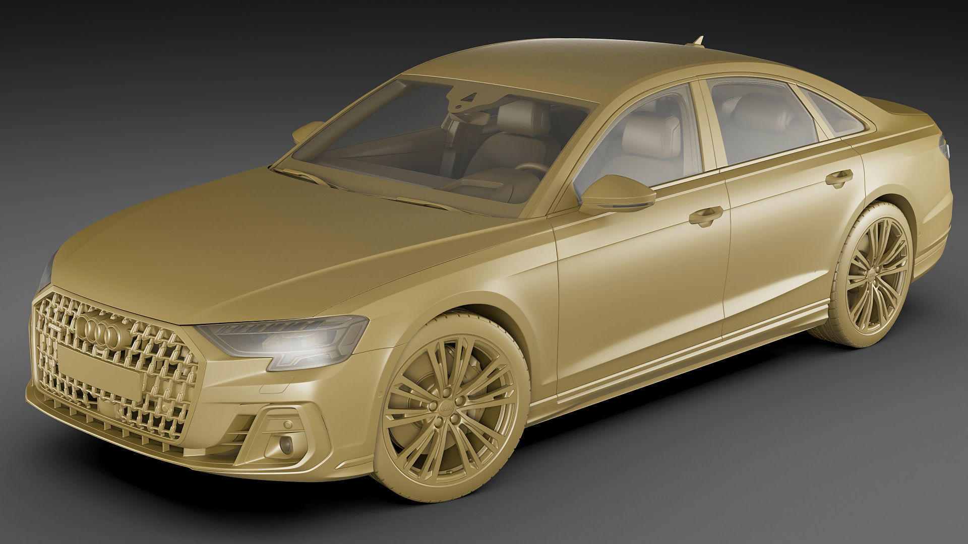 Audi A8 and A8L 2022 3D model_29