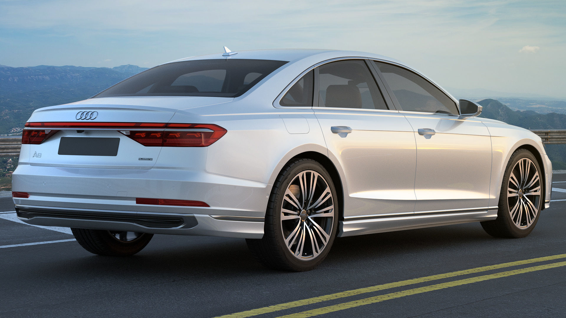 Audi A8 and A8L 2022 3D model_27