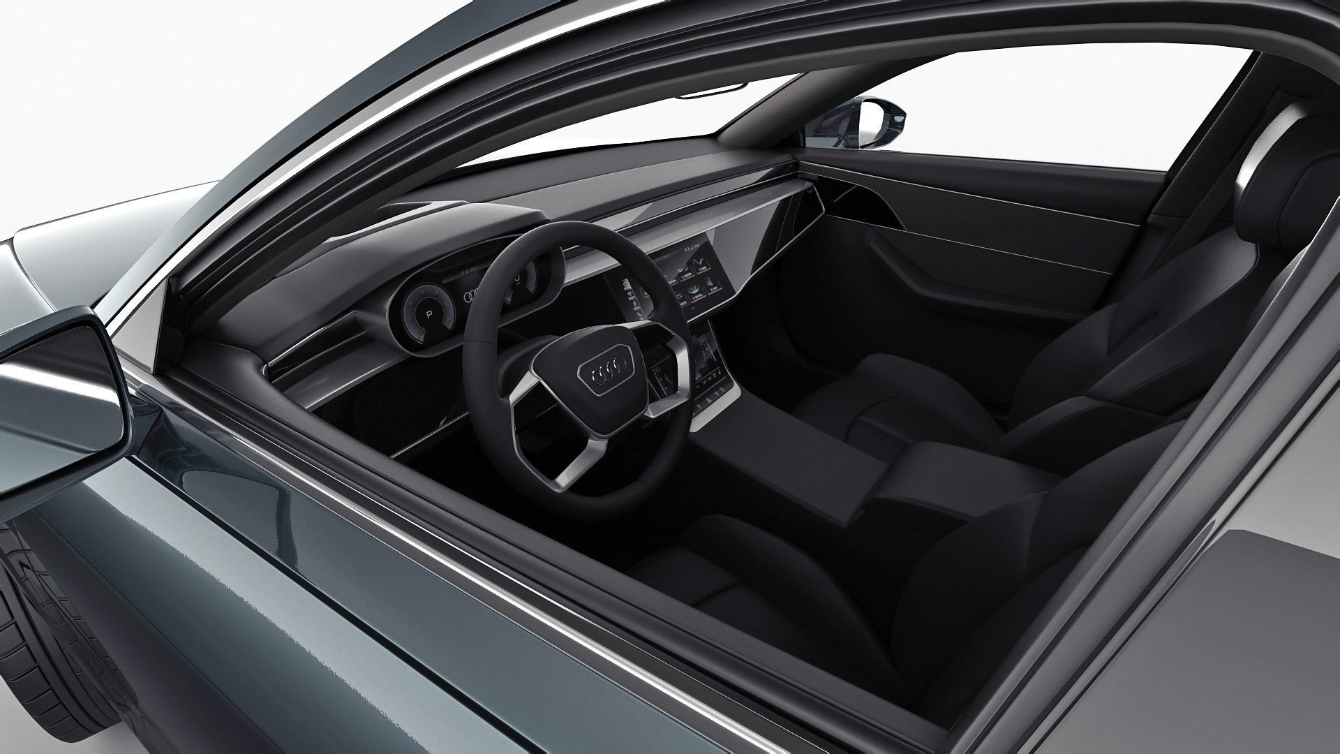 Audi A8 and A8L 2022 3D model_24