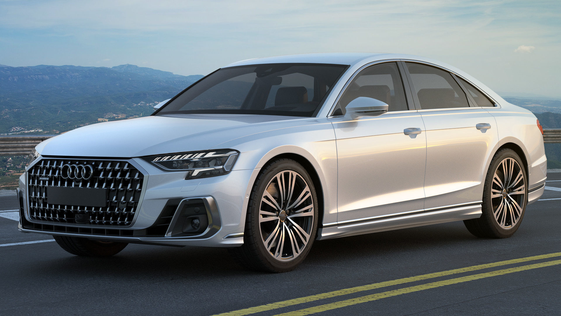 Audi A8 and A8L 2022 3D model_25