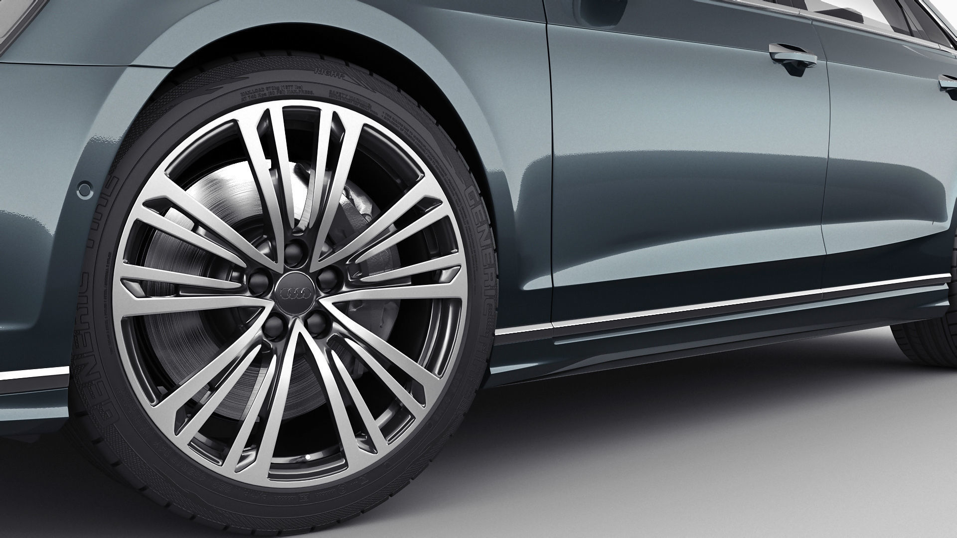 Audi A8 and A8L 2022 3D model_19