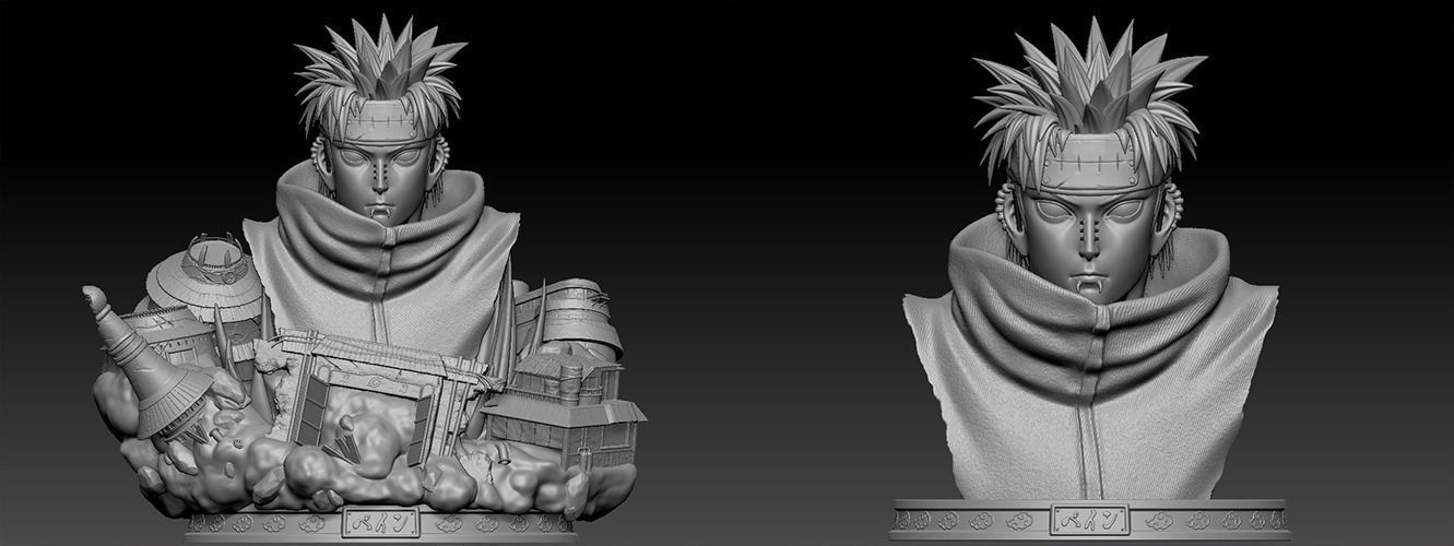 Pain Bust - 3D printable  3D print model_2