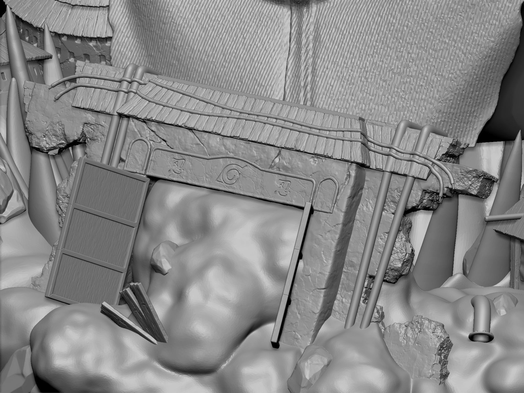 Pain Bust - 3D printable  3D print model_9